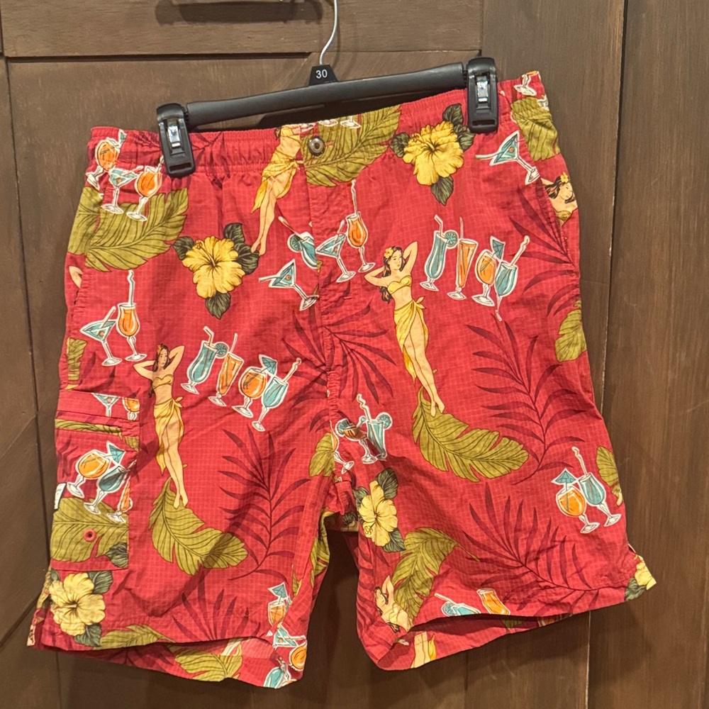Tommy Bahama Tropical Print Swim Shorts